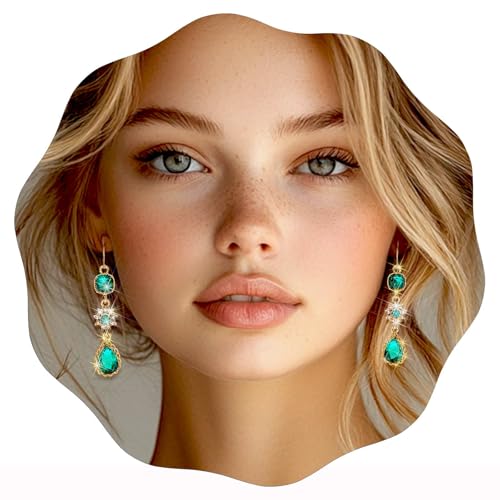 Lorealri Vintage Kristall baumeln Ohrringe Gold Statement Strass Tropfen Ohrringe Edelstein Kronleuchter Ohrring Hochzeit einfacher Haken Ohrschmuck für Frauen Lorealri Vintage Kristall baumeln Ohrringe Gold Statement Strass Tropfen Ohrringe Edelstein Kronleuchter Ohrring Hochzeit einfacher Haken Ohrschmuck für Frauen von Lorealri