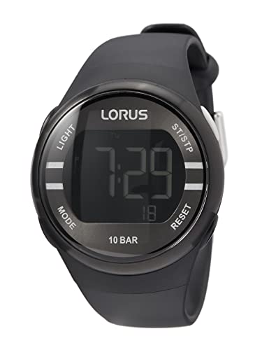 Lorus Herren Digital Quarz Uhr mit Silicone Armband R2333NX9 von Lorus