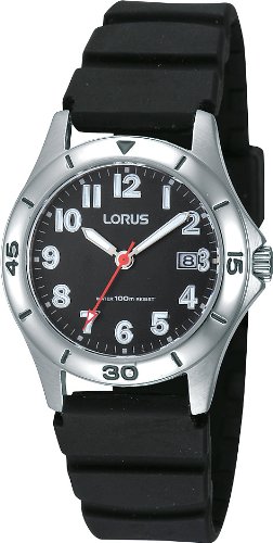 Seiko Quarz Damen-Uhr Edelstahl mit Goldauflage Metallband SUR632P1 von Lorus