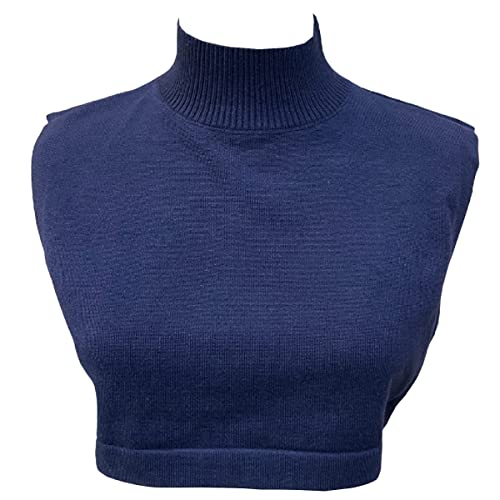 LoudSung Winter Abnehmbare halbe Shirt Rollkragen Brust gestrickte Pullover Fake Kragen Mehrere Farben Elegant für Frauen Mädchen von LoudSung