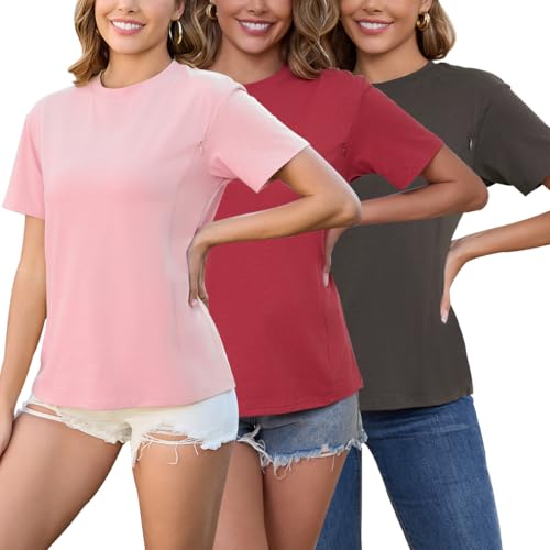 Love2Mi 3er Set Stillshirt mit verstecktem Reißverschluss Stillöffnung kurzen Umstandstop Stillen T-Shirt für Schwangere Love2Mi 3er Set Stillshirt mit verstecktem Reißverschluss Stillöffnung kurzen Umstandstop Stillen T-Shirt für Schwangere von Love2Mi