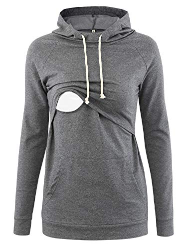 Love2Mi Damen Stillen Hoodie Umstandspullover Langarm Umstandsmode Jacke Love2Mi Damen Stillen Hoodie Umstandspullover Langarm Umstandsmode Jacke von Love2Mi