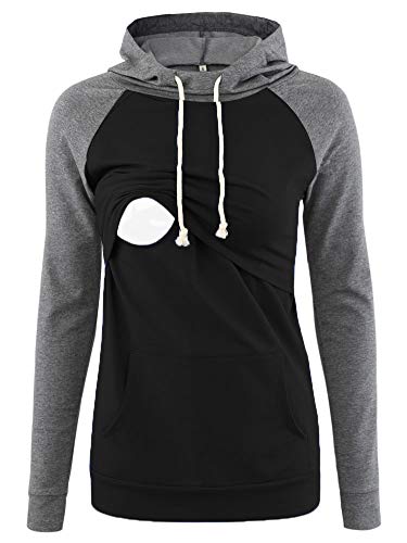 Love2Mi Damen Stillen Hoodie Umstandspullover Langarm Umstandsmode Jacke Love2Mi Damen Stillen Hoodie Umstandspullover Langarm Umstandsmode Jacke von Love2Mi