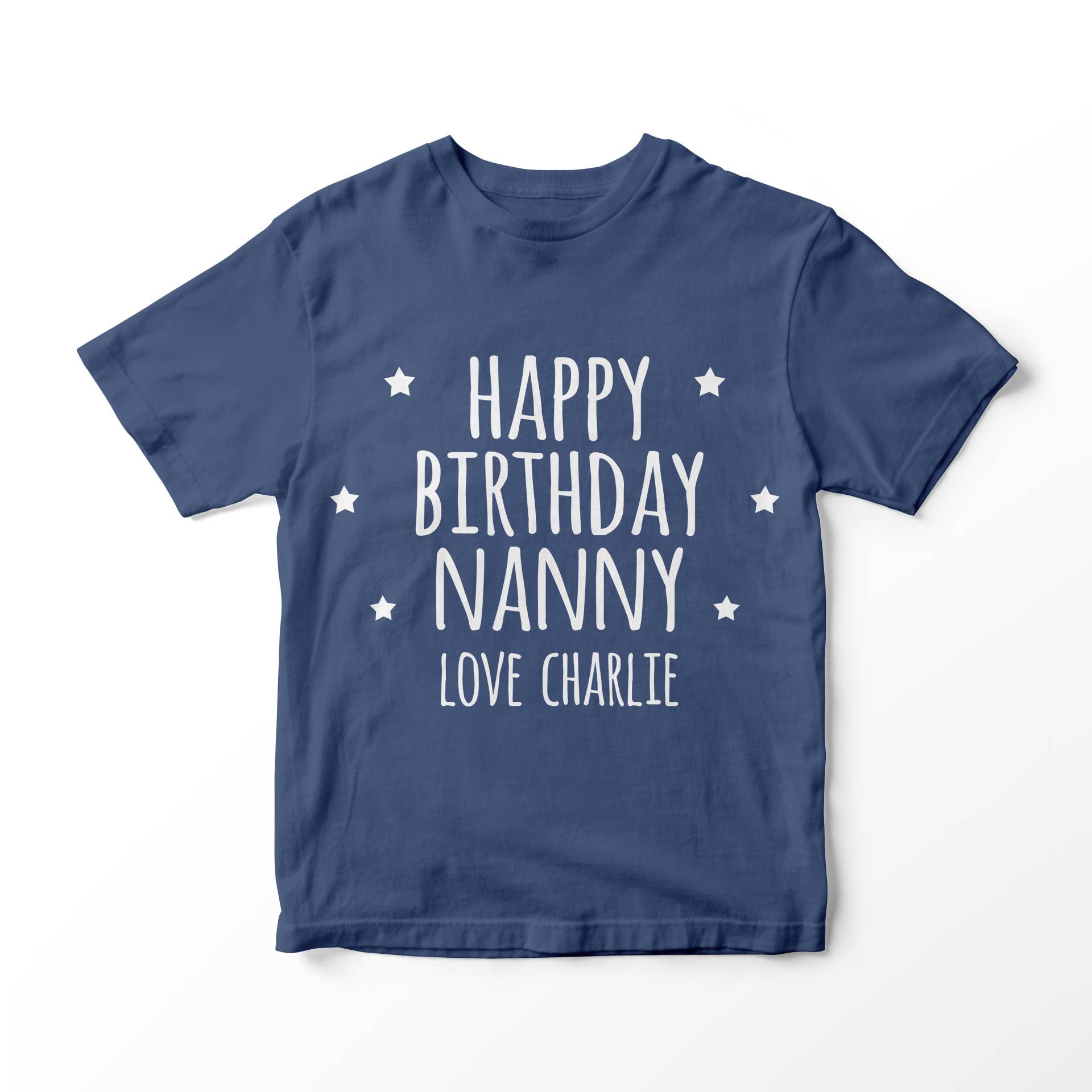 Alles Gute Zum Geburtstag Nanny Oma Nana Custom T-Shirt Personalisierte Kinder Geschenk Niedlich von LoveulotsGifts