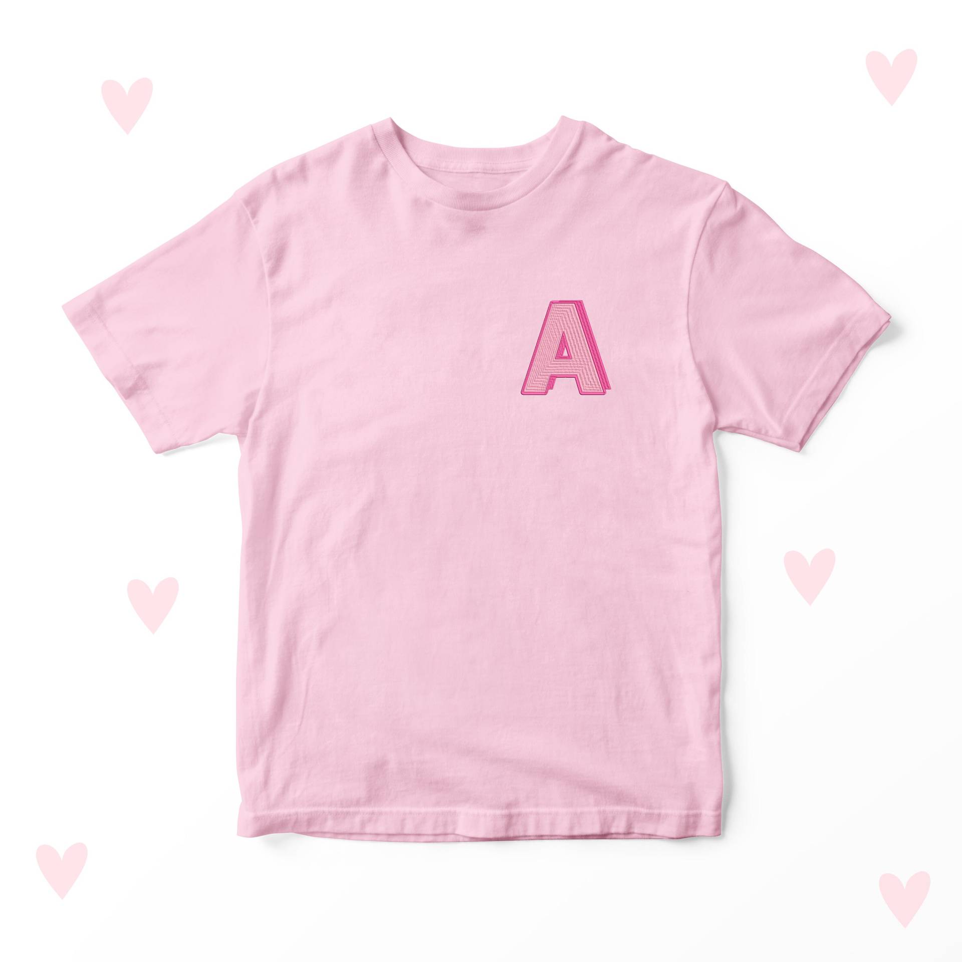 Kinder-Erste-T-Shirt Jeder Name Gestickte Personalisierte Niedliche Kleidung von LoveulotsGifts