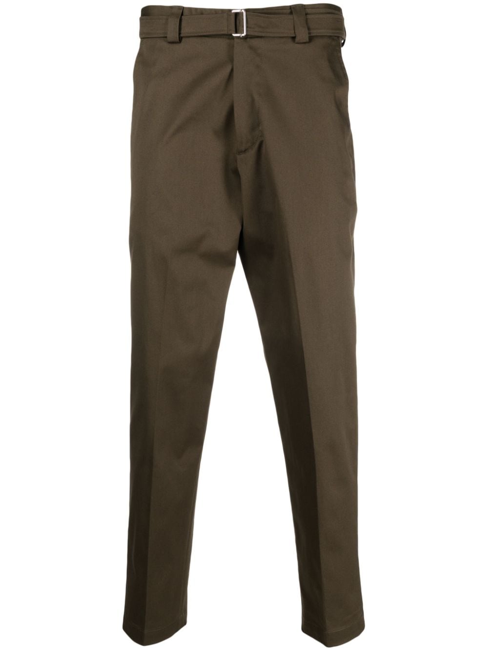 Low Brand Klassische Hose mit Gürtel - Grün von Low Brand