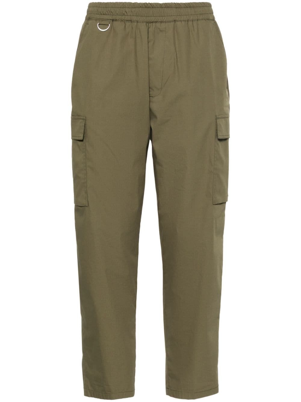 Low Brand Cropped-Hose mit Tapered-Bein - Grün von Low Brand