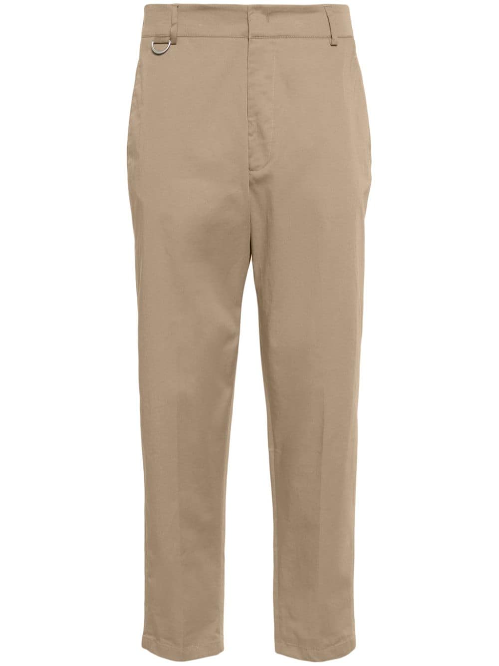 Low Brand Tapered-Hose mit Ziernaht - Braun von Low Brand