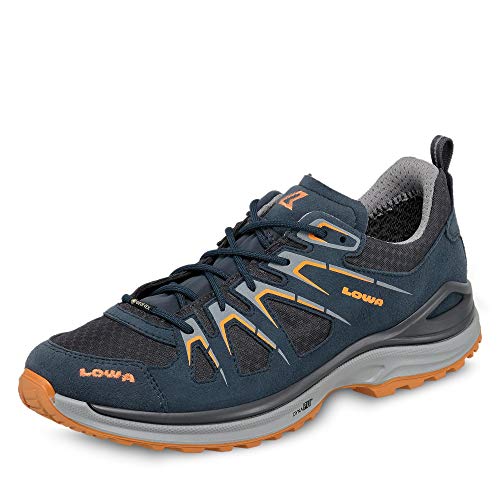 LOWA Halbschuh Innox EVO GTX LO Ws stahlblau/Mandarine 37.5 von LOWA