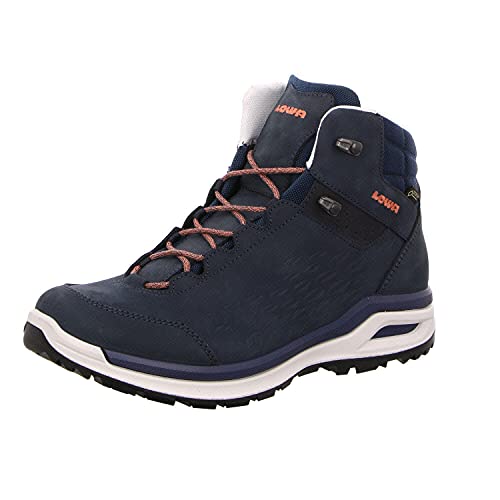 LOWA Stiefel dreiviertel LOCARNO GTX QC Ws navy/mandarine 41 von LOWA