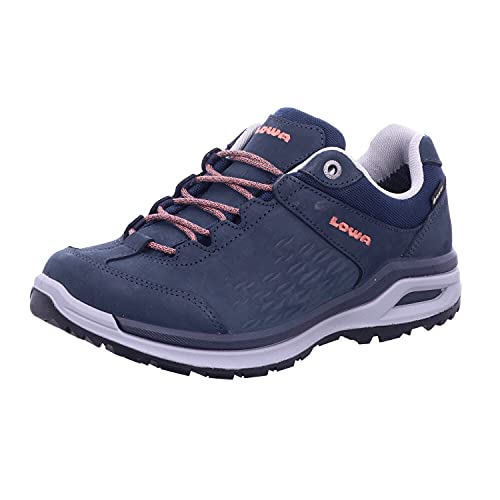 LOWA Halbschuh Locarno GTX LO Ws Navy/Mandarine 37.5 von LOWA