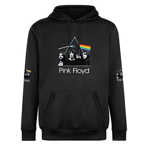 Pink Rainbow Floyd Hoodie Lustiges Herren Sweatshirt Herren Neuheit Hoodie Langarm Sweatshirt Pullover 2XL von Lsjuee