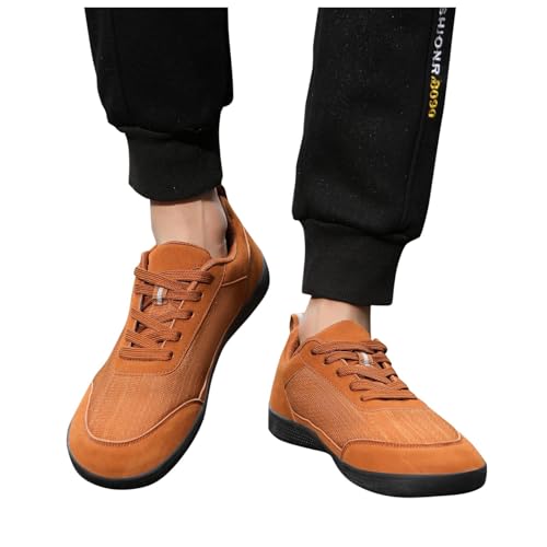 Leicht Breite Barfußschuhe Atmungsaktiv Barfußschuhe Unisex Trekkingschuhe Flache Bequeme Schuhe Sneakers Breite Füße Fahrradschuhe Damen Herren Schuhe Laufschuhe Sportschuhe Frühling Sommer von Luadnysin