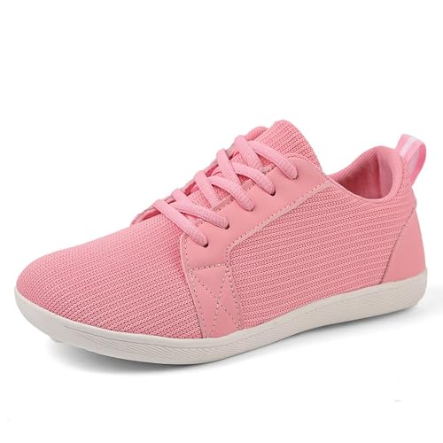 Luadnysin Minimalistische Fitnessschuhe Barfußschuhe Unisex Trekkingschuhe Flache Bequeme Schuhe Sneakers Breite Füße Fahrradschuhe Damen Herren Schuhe Laufschuhe Sportschuhe Frühling Sommer von Luadnysin