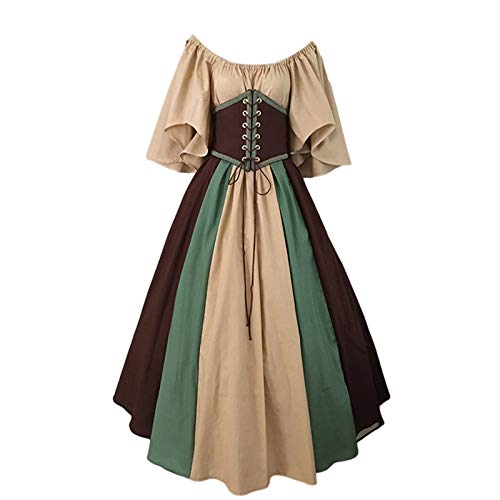 Luadnysin Mittelalter Kleidung Damen Halloween Kostüm Fantasy Goth Mittelalterkleider Barock Renaissance Hexenkostüm Gothic Cosplay Partykleider Ballonkleid Cocktailkleid Kaffee L Luadnysin Mittelalter Kleidung Damen Halloween Kostüm Fantasy Goth Mittelalterkleider Barock Renaissance Hexenkostüm Gothic Cosplay Partykleider Ballonkleid Cocktailkleid Kaffee L von Luadnysin