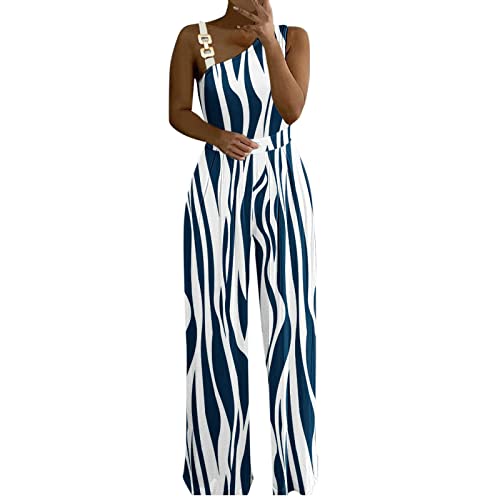 Overall Damen Elegant Hosenanzug Playsuit Elegant Hochzeit Gast Brautmutter Anzug Festlich Lässiger Overall Strampler Einteiler Jumper Casual Oversize Romper Jumpsuit Cocktail Party Overalls von Luadnysin