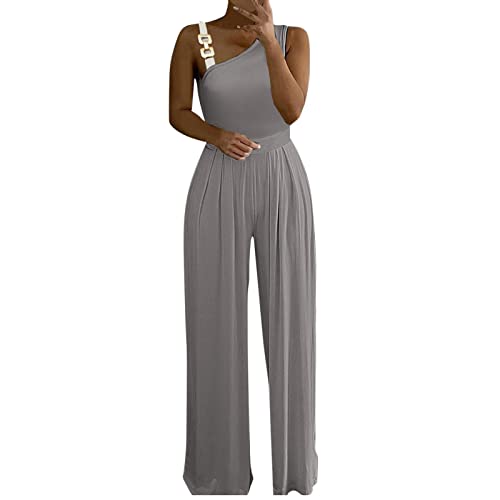 Overall Damen Elegant Romper Elegant Lässiger Brautmutter Anzug Hochzeit Gast Festlich Overall Locker Jumper Sexy Baggy Strampler Playsuit Hosenanzug Jumpsuit Cocktail Party Festlich Overalls von Luadnysin