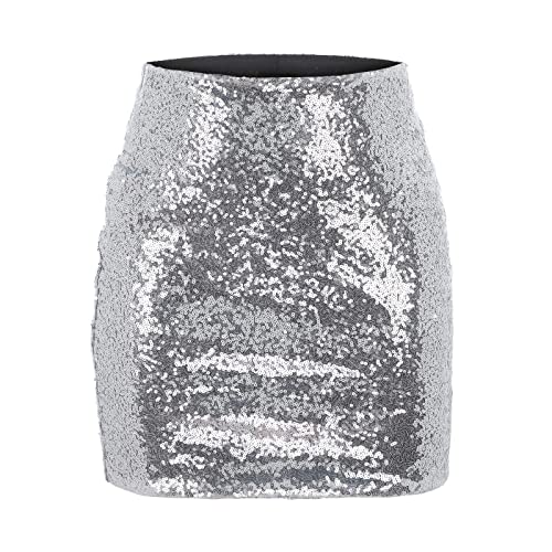 Pailletten Rock Damen Glitzer Rock Pailettenrock Kurz Sexy Sequin Skirt Party Rave Outfit Midi Skirt Hüftrock Schwarz Silber Gold Röcke Minirock Bleistiftrock Pailletten Rock Damen Glitzer Rock Pailettenrock Kurz Sexy Sequin Skirt Party Rave Outfit Midi Skirt Hüftrock Schwarz Silber Gold Röcke Minirock Bleistiftrock von Luadnysin