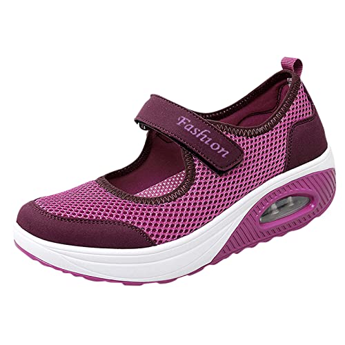 Sneaker Damen Lässige Leichte Sneaker Air Cushion Slip-On Turnschuhe Casual Freizeit Sandalen Sandaletten Laufschuhe Sportschuhe Hallenschuhe Orthopädische Schuhe Damen von Luadnysin