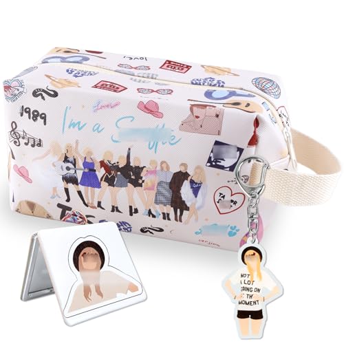 Cartoon Kosmetiktasche Mädchen- Süße Reise Kosmetiktasche Organizer Schminktasche mit Schlüsselanhänger Kosmetikspiegel Kinder Travel Make Up Tasche Bag Handtasche Kulturtasche, Geschenk für Mädchen Cartoon Kosmetiktasche Mädchen- Süße Reise Kosmetiktasche Organizer Schminktasche mit Schlüsselanhänger Kosmetikspiegel Kinder Travel Make Up Tasche Bag Handtasche Kulturtasche, Geschenk für Mädchen von Luchild