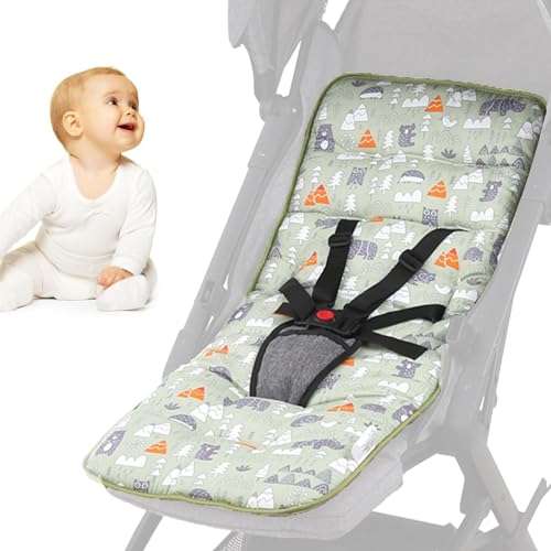 Baby-Kinderwagen-Sitzauflagen - Kinderwageneinlagen Sitzkissenpolsterbezug - Baby Kinderwagen Liner Pad Weiche Kinderwagen Kissen Pad Baby Auto Sitz Einsatz Auto Sitz Luckxing von Luckxing