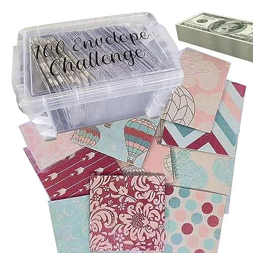 Geldsparbox | Money Challenge Aufbewahrungsbox - Geld-Organizer für Bargeld, Geld-Challenge-Geschenk zum Budgetieren und Geldsparen Luckxing von Luckxing