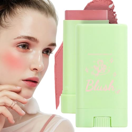 Make-up-Rougestift - Lippen- und Wangentönung - Matter, wasserfester, langlebiger, verblendbarer Konturenstift mit natürlichem Finish für Lidschatten-Make-up Luckxing von Luckxing