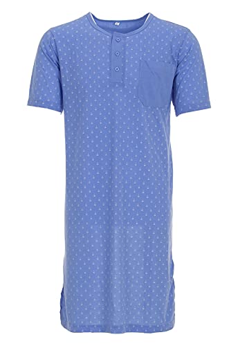 Lucky Herren Nachthemd Kurzarm Pfeil Rundhals Tasche, Farbe:blau, Größe:L Lucky Herren Nachthemd Kurzarm Pfeil Rundhals Tasche, Farbe:blau, Größe:L von Lucky