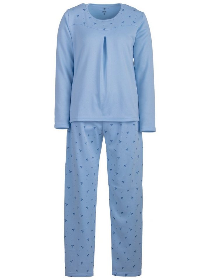 Lucky Schlafanzug Pyjama Set Thermo - Spitzendruck Schleife von Lucky