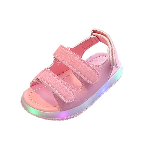 Luckywaqng Gummistiefel Leuchtende Sport Kinder Mädchen Sandalen Schuhe Baby Kleinkind Sommer Babyschuhe Eva Kinder (A, 22 Infant) von Luckywaqng