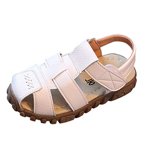 Luckywaqng Kinderschuhe Mädchen 20 Baby Mode Sommer Kinder Freizeit Schuhe Kinder Mädchen Sneaker Sandalen Baby Schuhe Schuhe 3 6 Monate (White, 18-24 Months) von Luckywaqng