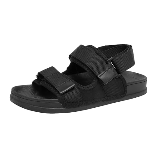 Luckywaqng Wasser Schuhe Herren Herren Sommer Outdoor Neuer Trend rutschfeste Weiche Unterseite Fahrgebrauch Freizeit Paar Strand Hausschuhe 43 Herren Schuhe Oliv (Black, 40) von Luckywaqng