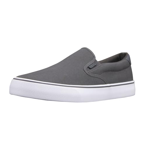 Lugz Herren Clipper Sneaker, Dunkelgrau/Weiß, 39 EU von Lugz