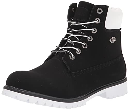 Lugz Herren Convoy Mode-Stiefel, schwarz/weiß, 40.5 EU von Lugz