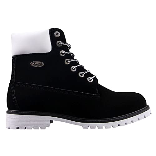 Lugz Herren Convoy Mode-Stiefel, schwarz/weiß, 42.5 EU von Lugz