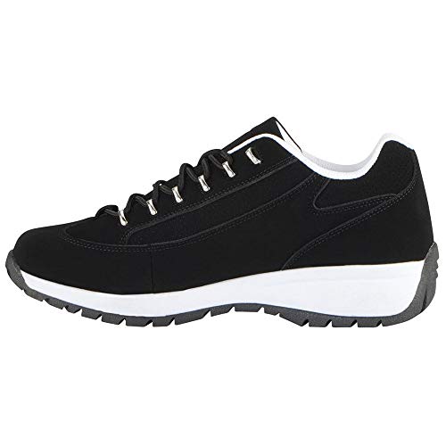 Lugz Herren Express Sneaker, schwarz/weiß, 44 EU von Lugz