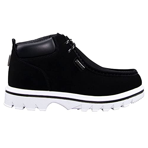 Lugz Herren Fransen Mode-Stiefel, schwarz/weiß, 42.5 EU von Lugz