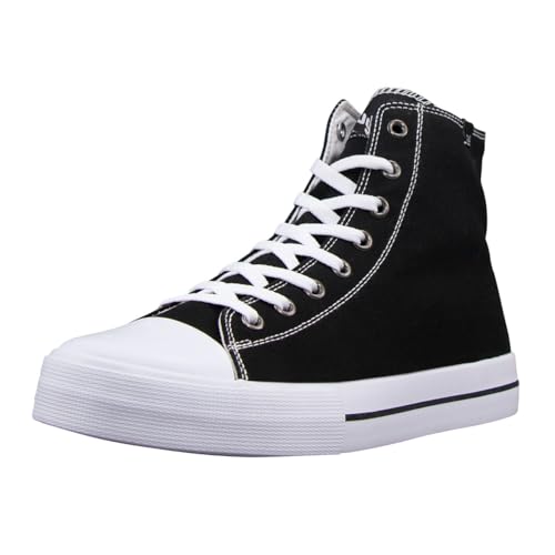 Lugz Herren Stagger Hi Fashion Sneaker, schwarz/weiß, 40 EU von Lugz