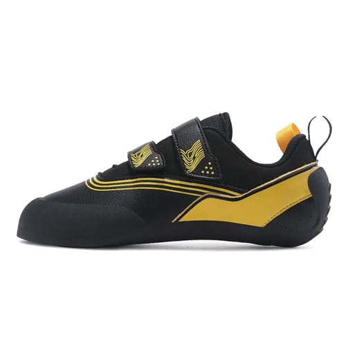 Boulderschuhe damen ,Kletterschuhe Herren Damen,Indoor-Kletterschuhe Leicht Atmungsaktiv Sportschuhe,rutschfeste Fitnessschuhe Einfaches An- und Ausziehen,Für Indoor-Anfänger Fitnessstudio von LuminescentDream