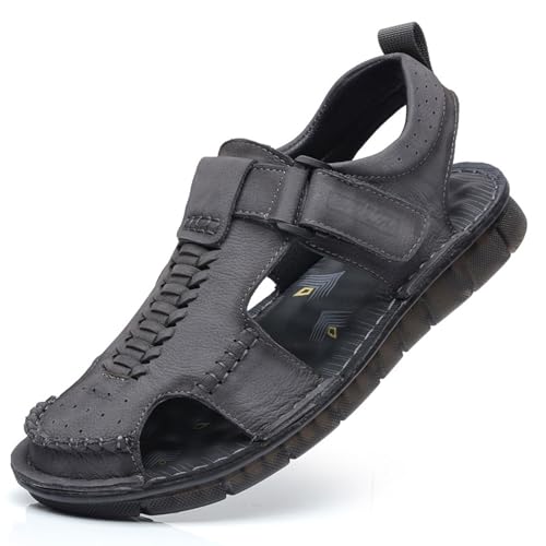 Herrensandalen outdoorschuhe,Männer Sport-Outdoor Atmungsaktive Sandale,Sport Outdoor Beach Geschlossene Sandalen,Leicht und atmungsaktiv Strand Wandersandale,Für den Strandsommer im Freien von LuminescentDream