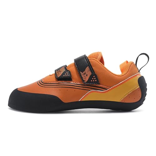 Kletterschuhe für Kinder,Kletterschuhe Herren Damen Kinder Boulderschuhe Leicht Atmungsaktiv Sportschuhe,Low-Volumen Sportschuh Einfaches An- und Ausziehen Freizeit Training Sportschuhe von LuminescentDream