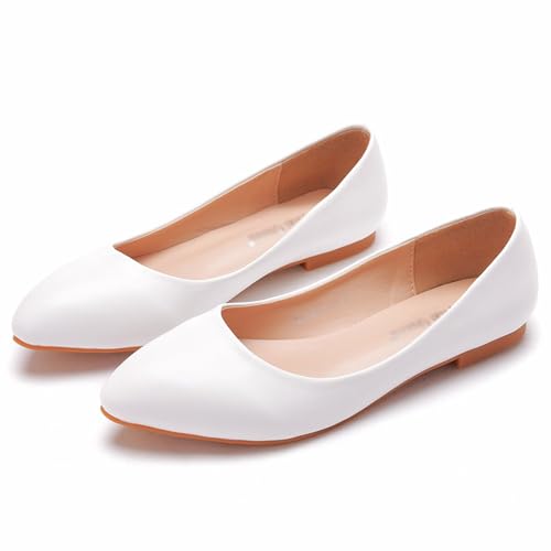 Sommer-Flats für Damen mit spitzer Zehenpartie ,Flache Schuhe mit niedrigem Keilabsatz,Bequeme Damen-Flats,Party-Schuhe mit geschlossener Zehenpartie,für tägliche Veranstaltungen,Partys usw. von LuminescentDream