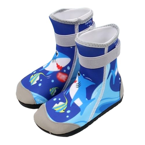 Tauchschuhe für Kinder,Wassersport Schwimmen Socken,Verschleißfest und kratzfest Strandsocken,Verstellbares Schlaufenband Taucherschuh,für Surfen,Segeln,Tauchen,Schnorcheln,Wassersport von LuminescentDream