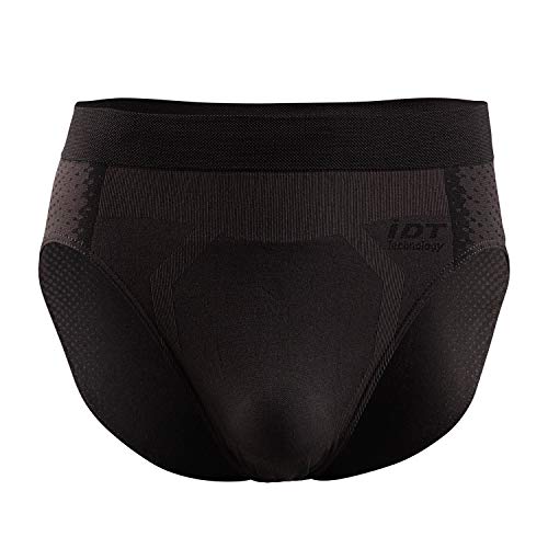 Lurbel Kristall-Slip, Sport-Slip, Thermoregulierend und antibakteriell, Slip für Trail Running, Fitness, Trekking, nahtlos Für Herren, Grau Large von Lurbel