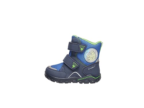 Lurchi Baby-Jungen Kalle-Sympatex Lauflernschuh, DK Blue APPLEGREEN, 20 EU Weit von Lurchi