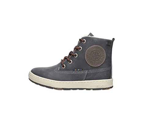 Lurchi Jungen Doug-tex Combat Boots, Blau Atlantic Fossil 42 von Lurchi