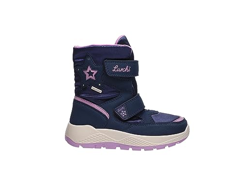 Lurchi Jungen Mädchen Kenya-Sympatex Schneestiefel, DK Blue, 30 EU Weit von Lurchi