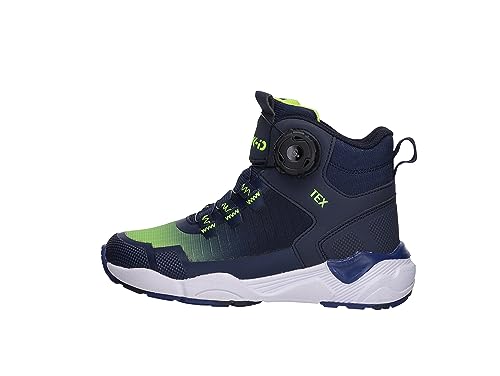 Lurchi Leroy-TEX Sneaker, Navy Blue Lime, 40 EU von Lurchi