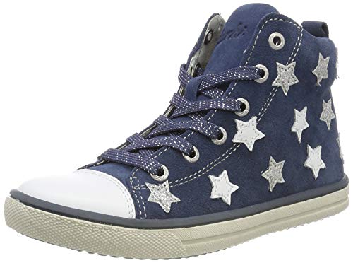 Lurchi Mädchen Starlet Hohe Sneaker, Blau (Jeans 22) von Lurchi