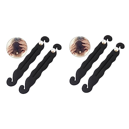 Lurrose 4 Stück Haarspange Für Damen Haar-Donut-Dutt-Haarteile Für Frauen Snap-Dutt-Maker Dutt-Maker-Clip Donut-Dutt-Maker Haar-Dutt-Maker Haar-Dutt-Maker Haarstyler Einfache von Lurrose